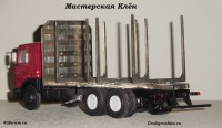 Металлический комплект для сборки 1:43 Сортиментовозная надстройка Alucar на МАЗ-6303 (Клен)